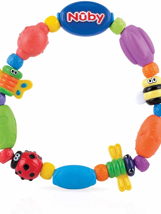 Nuby Playful teething bracelet Bug-a-Loop image number 1
