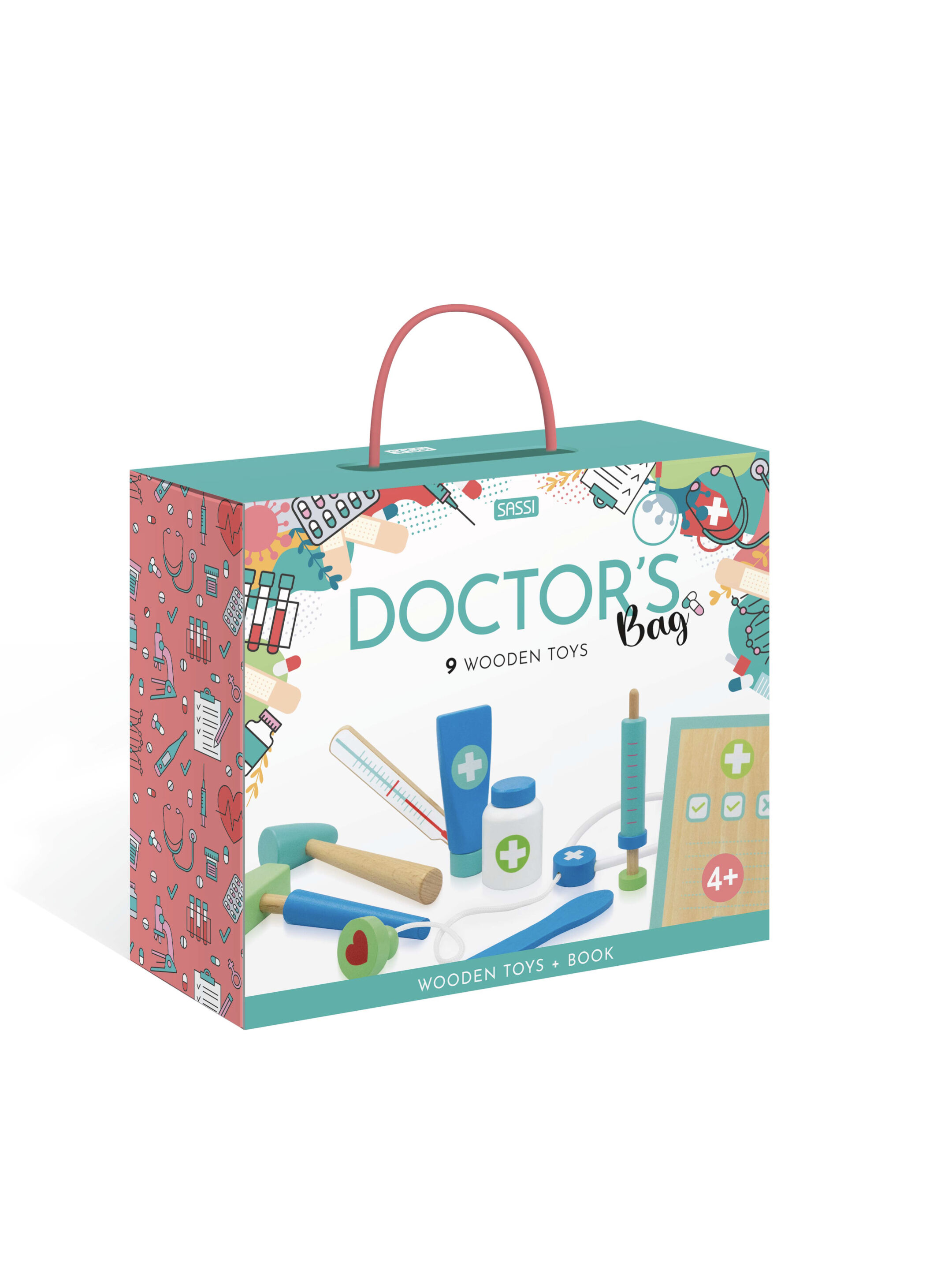 Sassi Book And Wooden Toys - Doctor