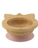 Citron Organic Bamboo Bowl 250ml Suction + Spoon Unicorn Blush Pink image number 2