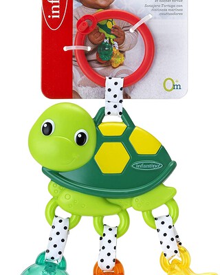 Infantino Jingle Sea Charms Turtle - Green