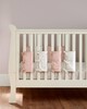 Millie & Boris Cotbed & Cot Bar Bumpers - Pink image number 2