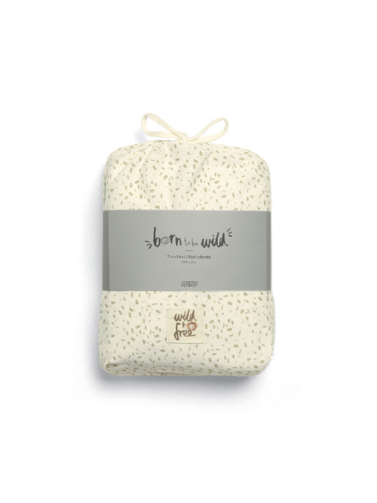 Speckle & Cream Fitted Sheets - Multipack Of 2 image number 2