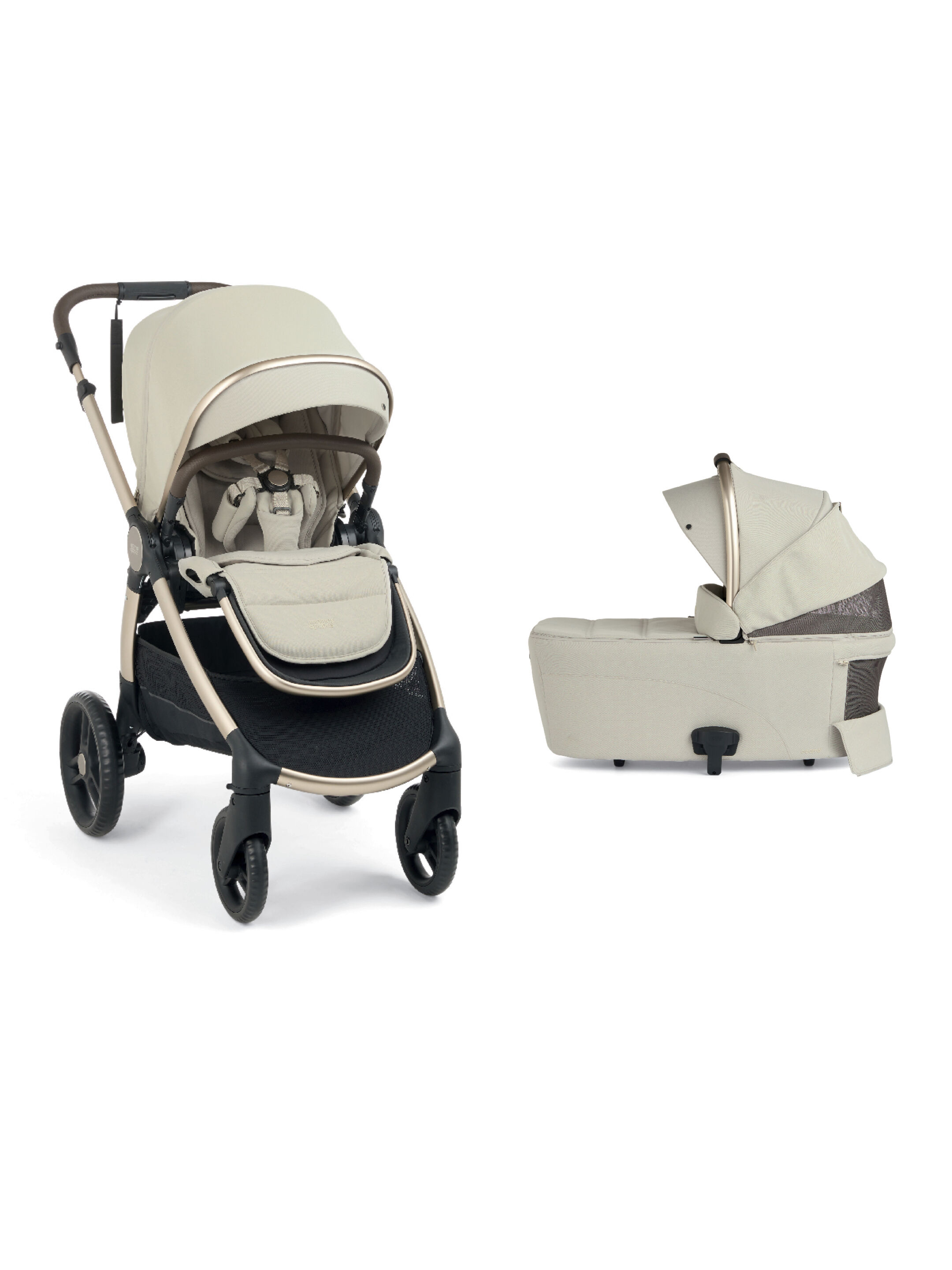 Ocarro 2 Pushchair Bundle with Carrycot - Shell