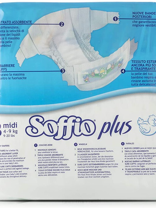 Soffio plus Soft Hug Parmon From 15Kg-30Kg,14 Diapers image number 3