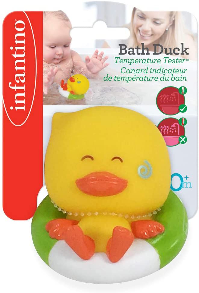 INFANTINO  BATH DUCK SQUIRT & TEMPERATURE TESTER