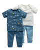 Space Print Jersey Pyjamas 2 Pack image number 1