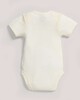 Merino Wool Bodysuit Cream- New Born image number 2
