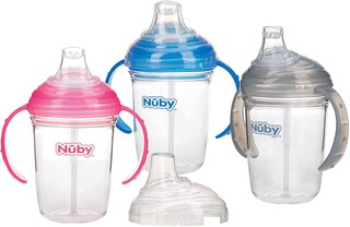 Nuby Twin Handle Soft Spout Cup made with Tritan- 240ml