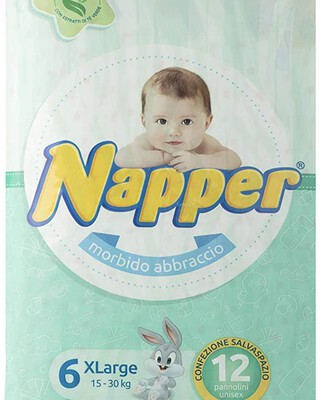 Napper - Diapers Soft Hug Parmon From 15-30kg 12pc