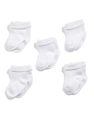 White Socks (Pack of 5)