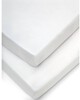 White Fitted Sheets - (Cot) Pack of 2 image number 1