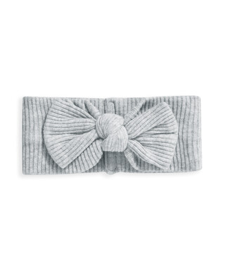 Grey Jersey Ribbon Headband