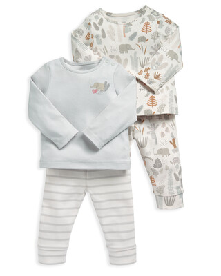 Safari Baby Pyjamas Multi Pack - Set Of 2