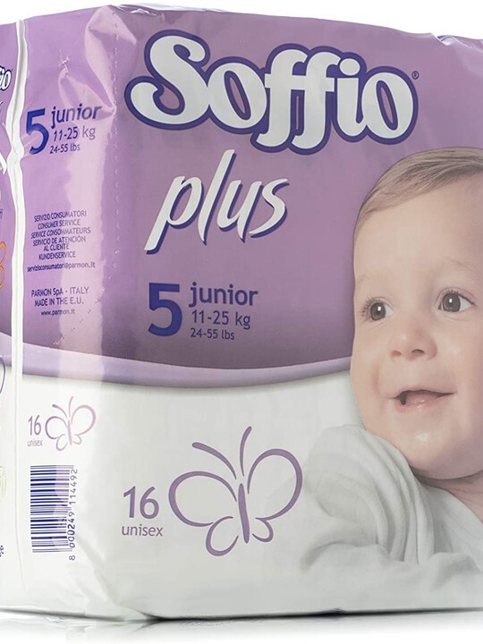 Soffio plus Soft Hug Parmon From 11Kg-25Kg,16 Diapers image number 2